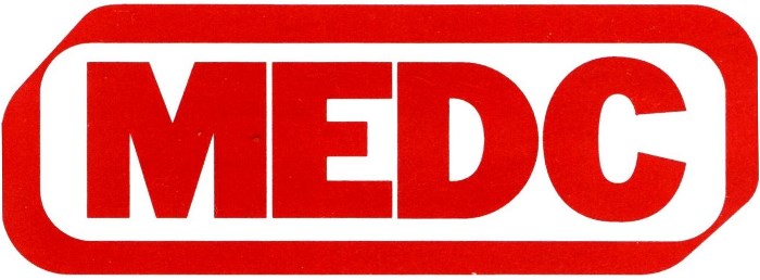 MEDC manual call point fire beacon sounder alarm Cooper Eaton MEDC logo MEDC Manuell melder brann flamme alarm akustisk Manual call point fire beacon sounder Flammedetektor Eaton Cooper MEDC Logo