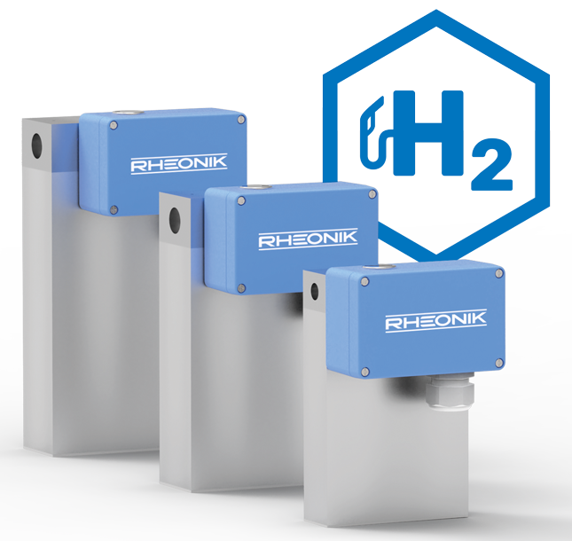 Hydrogen H2 produksjon fornybar energi green systems measurement flow meter drivstoff hydrogenbil Rheonik coriolis mass measurement