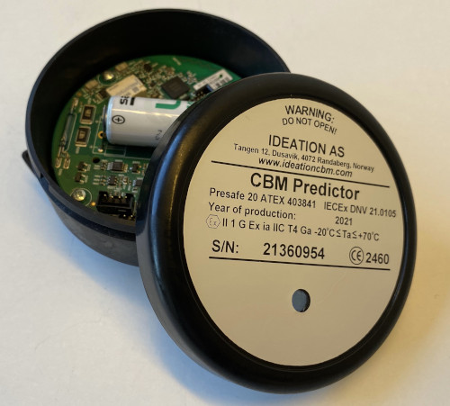 Predictor sensor for tilstandsbasert vedlikehold Trådløs CBM Condition Based Maintenance Open åpen Ideation S